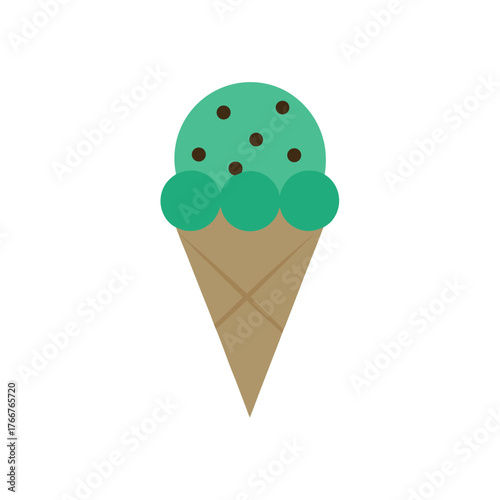 green ice cream