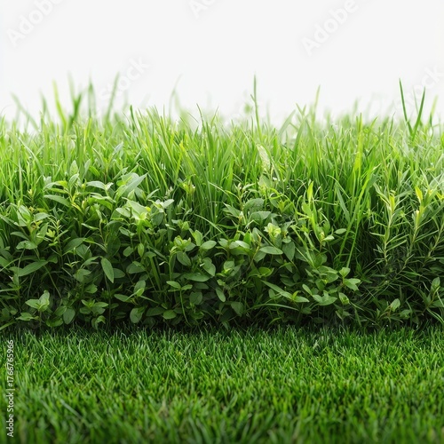 Lush Green Grass and Vibrant Greenery in a Natural Outdoor Setting