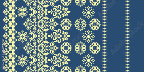 Ethnic Motifs Ikat floral paisley embroidery floral. ikat Saree Sarong oriental pattern traditional.Ikat embroidery style abstract embroidery design for texture,fabric,clothing,wrapping,decoration	
