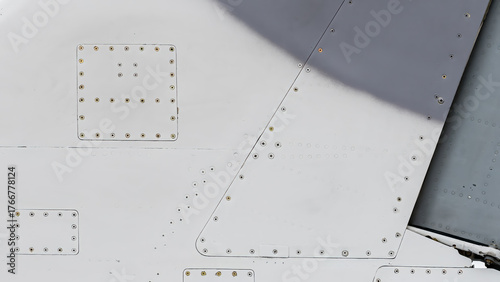 Design and pattern isolated from an aircraft fuselage