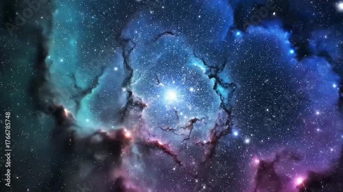 Stunning Space Nebula & Starfield Motion Graphics