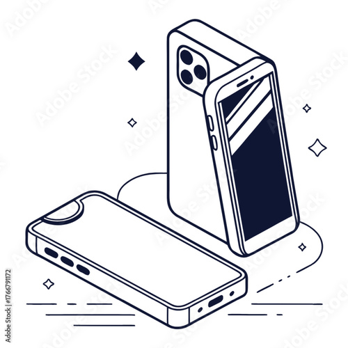 vector illustration of a computer