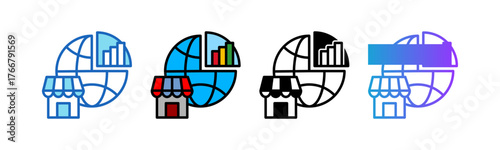 International Markets multistyle icon