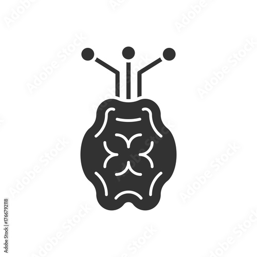 Neural Network Icon - Artificial Intelligence Icon