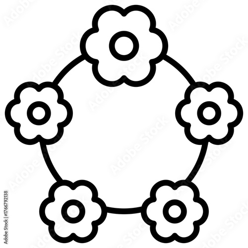 Flower Crown Icon