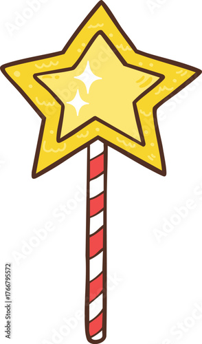 Christmas ornament cartoon doodle hand drawn