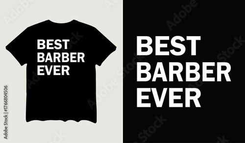 Best Barber ever t-shirt design for t-shirt quotes or poster svg printable cut file