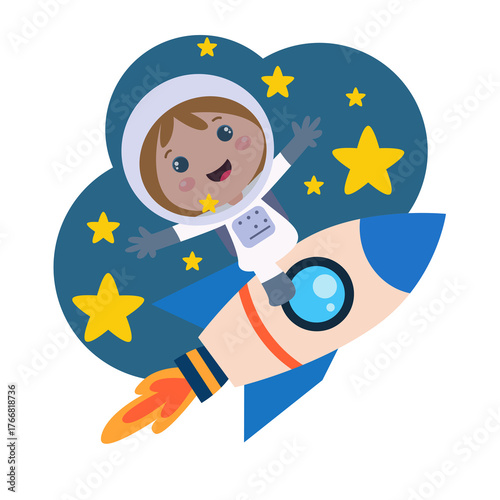 Little girls play. Children's activities.vector template design illustration