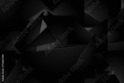 seamless pattern dark polygonal background