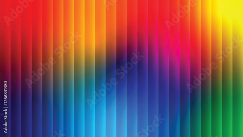 Vibrant vertical stripes of rainbow colors blend and transition smoothly across the frame