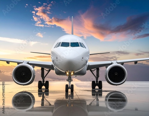 airplane at the airport