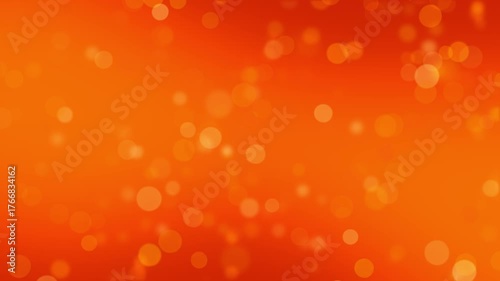 autumn orange and yellow colors bokeh lights astract animation, christmas and thanksgiving celebration and sale motion background