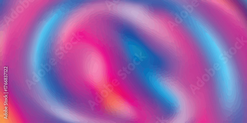 Abstract colorful gradient swirl design for background