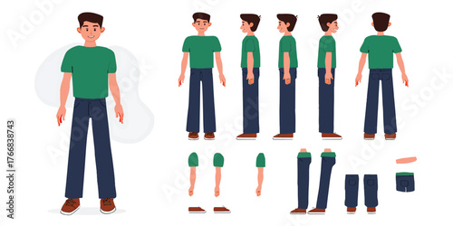 Cartoon Character Builder Kit Assemble Your Own Person