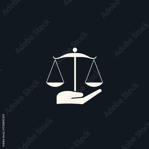 A simple white flower illustration with five petals and a single leaf, set against a dark gray background.