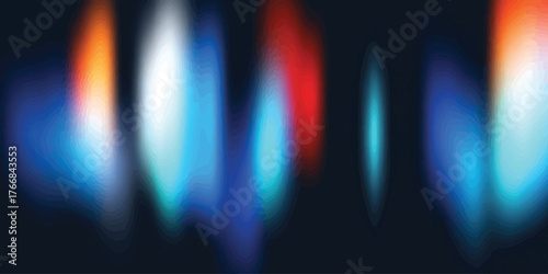 Vibrant abstract light trails creating a dynamic and blurred gradient effect