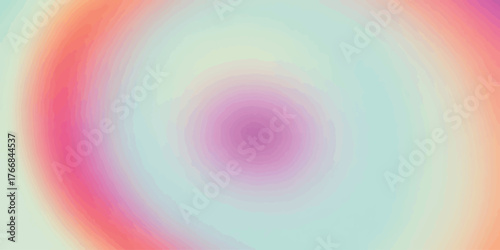 Mesmerizing Spiral of Soft Gradient Colors - Abstract Liquid Art Design