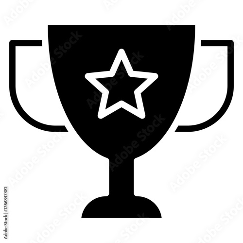 Trophy Glyph Icon