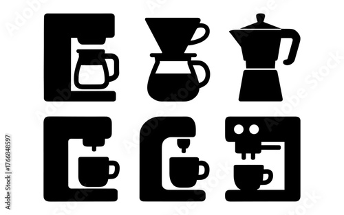 Silhouette coffee makers: retro and modern designs for home brews