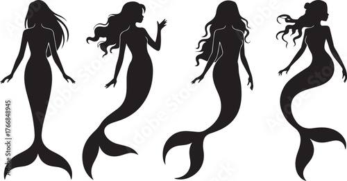 mermaid Icon Set