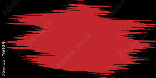Grunge texture effect background. Distressed rough dark abstract textured. Black isolated on red. eps 10