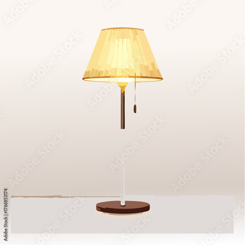 Stehlampe im Wohnzimmer
