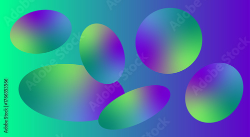 Abstract colourful baground,easter eggs background,neon,mesh gradient .