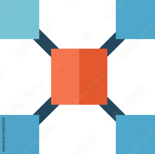 Central Hub Connecting Different Modules or Aspects in a Scheme