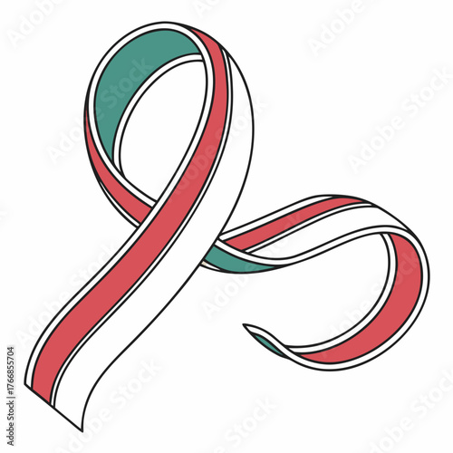 Awareness ribbon for aplastic anemia disease