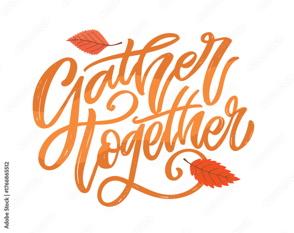 Fototapeta premium Happy ThanksGiving - Give Thanks - Be Grateful - cute hand drawn doodle lettering. For t-shirt print, mug, bag. 100% hand drawn vector