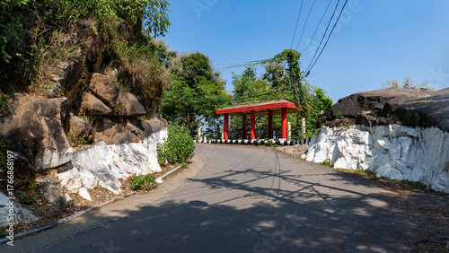 Kamakhya Temple road at Nilachal Hills Guwahati Assam