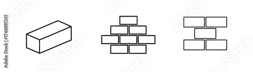Geometric Shapes Showcase Rectangular Block, Pyramid Block Arrangement and H Block Layout