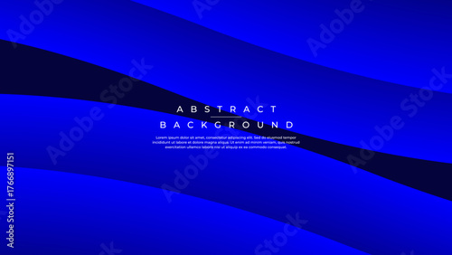 Modern Dark Blue Graphic Cover Template