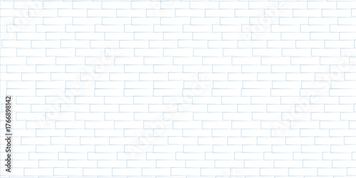 Texture brickwork block white concrete stucco isolated cement wall row urban interior limestone.White brick wall with even texture arranged in horizontal pattern, minimalistic style, plain background,