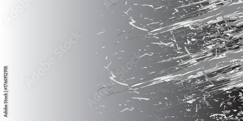 Abstract Grayscale Texture with Scratch Marks and Gradient Background.