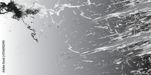 Abstract Gray and Black Textured Design with Scratches.