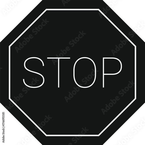 stop sign vector