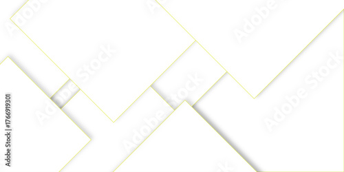 minimal white geometric overlapping rectangles background with soft shadows and clean modern abstract paper layer design.