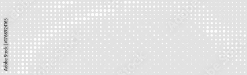 Dot white gray wave halftone vector background. Network, artificial intellegence, big data, web, technology wallpaper 10 eps