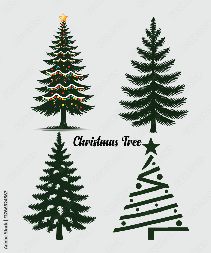 Obraz premium Christmas Tree vector