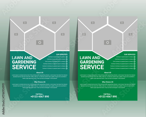 Gardening and Lawn Care Advertising Poster