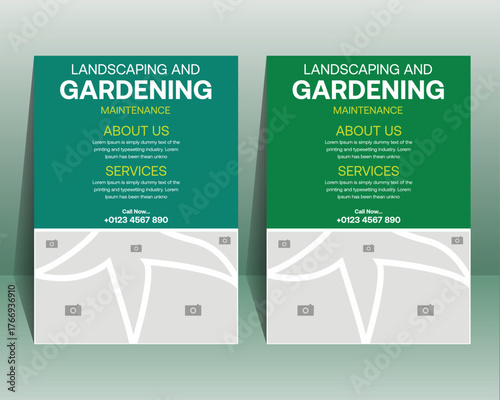 Modern Garden Maintenance Service Flyer