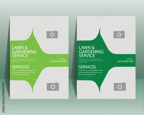 Gardening and Lawn Care Advertising Poster