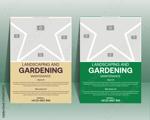 Modern Garden Maintenance Service Flyer
