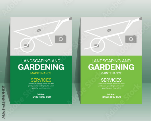 Modern Garden Maintenance Service Flyer
