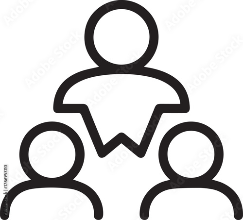 Dynamic team collaboration icon symbolizing unity and collective effort for business growth and innovative project development, perfect for presentations and digital media.