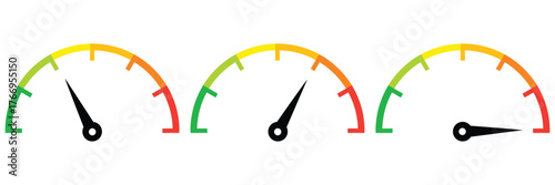 speedometer vector art logo design. speedometer icons black and white. Speedometer icon Flat outline fill set collection Speedometer icon symbol Tachometer  indicator Visualize progress dynamic speed 