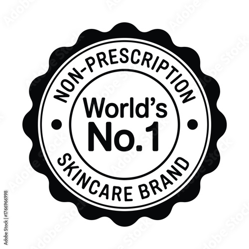 World s number one non prescription skincare brand seal