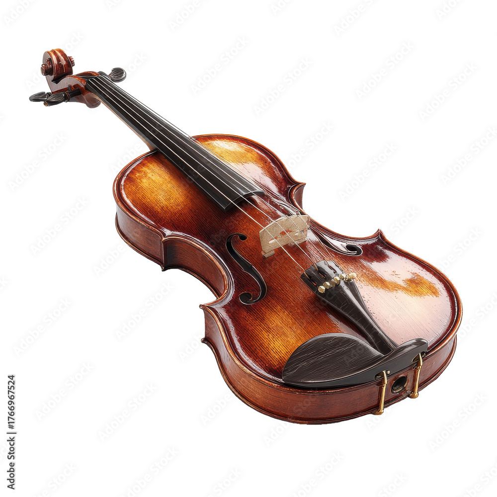 Fototapeta premium Classic violin illustration png music png instrument png strings png orchestra png classical png musician png acoustic png art png transparent background image