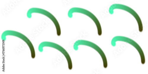 green paint splashes